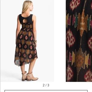 Free People All Wrapped Up Ikat Print Dress —SOLD